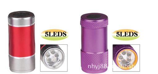 【大量銷售 2*CR2023A 5LEDS 迷你型 鋁合金手電筒】價格,廠家,圖片,手電筒,寧?？h一杰日用品-